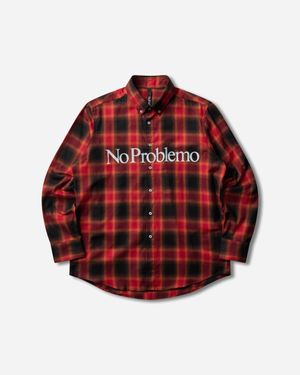 No Problemo Plaid Shirt - Red