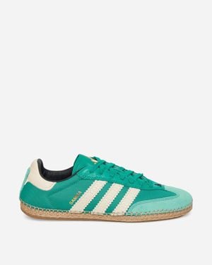 adidas Clot Samba Espadrille Trainers Court Warm Vanilla - Green