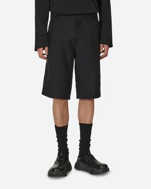 GR10K Wool Tailored Shorts - Black