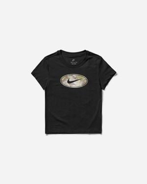Nike Slim Camo Logo T-Shirt - Black