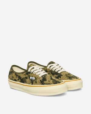 Vans Premium Authentic 44 Camo Trainers Antique Gold - Metallic