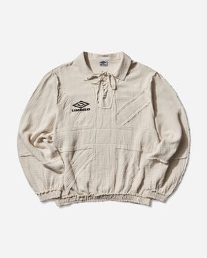 Umbro Union Drill Polo Porcelain - Natural