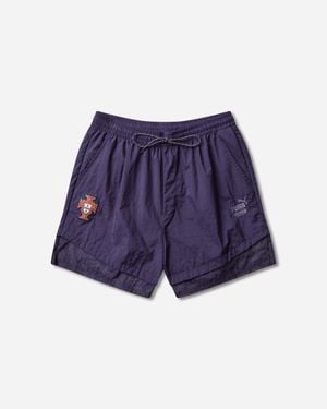 PUMA Men S Portugal X Salehe Bembury King Relaxed Shorts Deep Plum - Blue