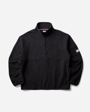 Tommy Hilfiger S Frgmt Half Zip Fleece Sweatshirt - Black