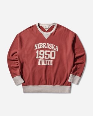 Champion Time Capsule Reverse Wave Crewneck Sweatshirt - Red