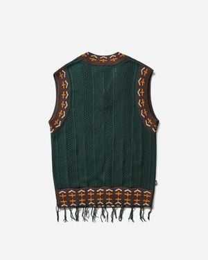 adidas Clot By Edison Chen Crochet Vest Night - Green