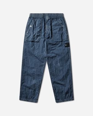 Stone Island S Hollow Fibre Nylon-Tc + Mamo Corrosion Trousers - Blue