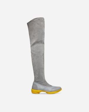 Kiko Kostadinov Sonia High Boots Fog Oyster - White