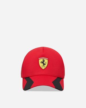PUMA Scuderia Ferrari Baseball Cap Rosso Corsa - Red