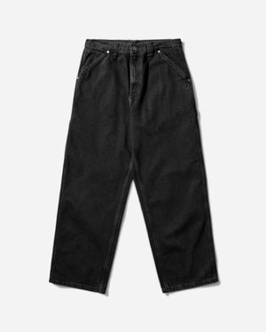 Carhartt Men S Belmont Trousers (stone Washed) - Black