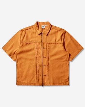 Vans Men S Double Edge Shortsleeve Shirt Sunset - Orange