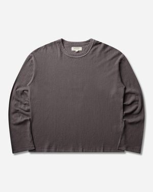 mfpen S Reverse Rib Jumper Murkey - Grey