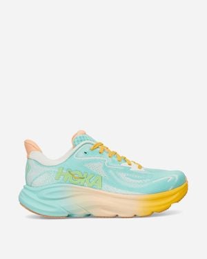 Hoka One One Women S Clifton 10 Trainers Spark / White - Blue