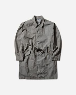 Cav Empt Men S Overdye Cn Long Coat - Grey