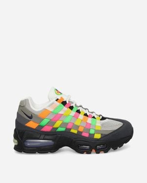 Nike Air Max 95 Big Bubble Woven Trainers Hyper Pink / Green Strike - Multicolour
