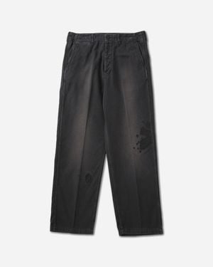 Visvim Men S Chino Pants Crash - Gray