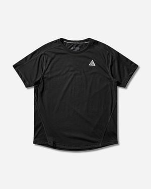 Nike S Acg Dri-Fit Short-Sleeve Trail Running Top - Black