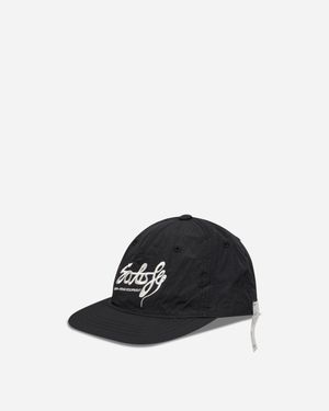 Satisfy Flitesilk 5‑Panel Pinch Cap Matte - Black