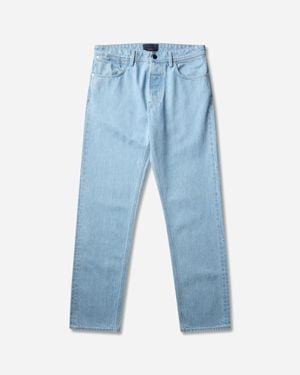 Stone Island Men S Indigo Denim-rinsed Regular Jeans Light Wash - Blue