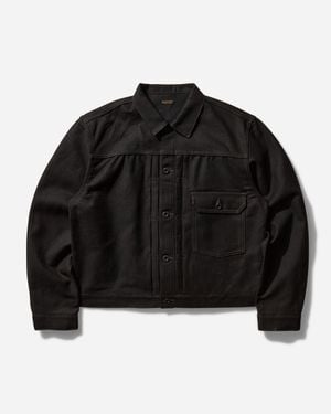 Kapital S Century Denim No.9 1St Jacket Mud Dye - Black