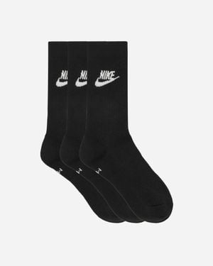 Nike Everyday Essential 3-Pack Crew Socks - Black