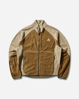 Nike Men S Acg Wolf Tree Full-zip Jacket Olive Flak / Neutral Olive / Summit White - Natural