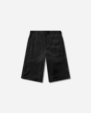 Comme des Garçons S Zipped Wool Shorts - White