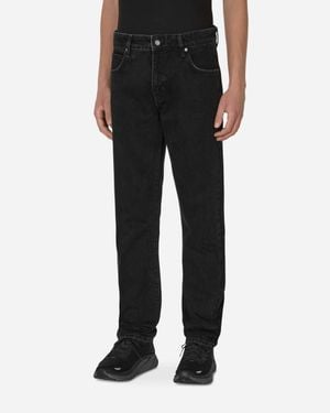 Guess Straight Denim Trousers - Black