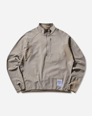Satisfy Women S Ghostfleece Half‐zip Sweatshirt Rock Ridge - Gray