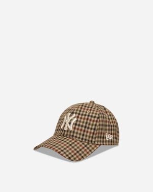 KTZ New York Yankees Mlb Check 9Twenty Adjustable Cap - Natural