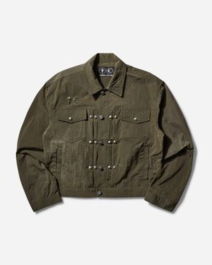 THUG CLUB S Bio Recycle Jacket Khaki - Green