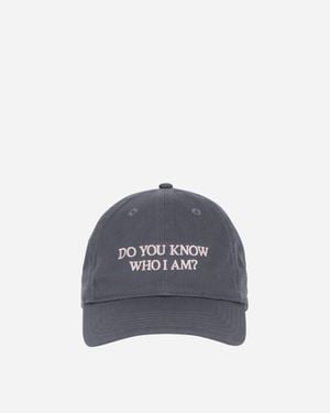 IDEA BOOK Do You Know Who I Am? Hat Charcoal - Blue