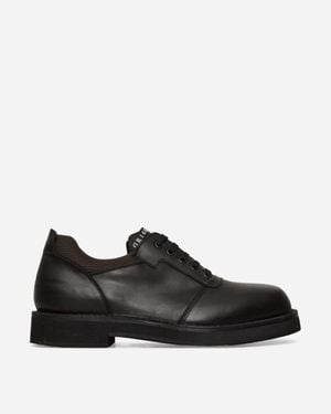 GR10K Asphalt Derby Shoes - Black