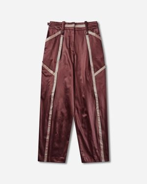 Kiko Kostadinov S Audax Pants Burnt Umber - Red