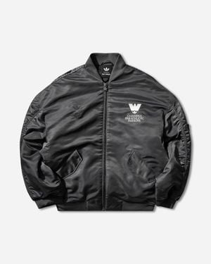 adidas Men S Willy Chavarria Bomber Jacket - Gray
