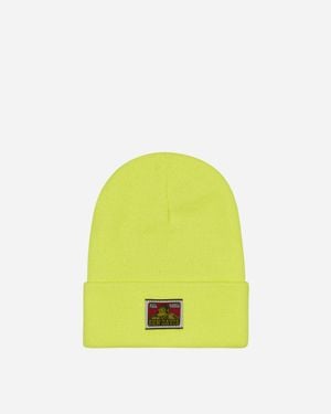Ben Davis Work Clothes Logo Beanie Safety - Yellow