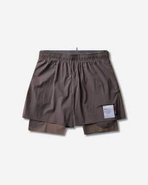 Satisfy Rippy Cordura 8In Shorts Subterranean - Brown