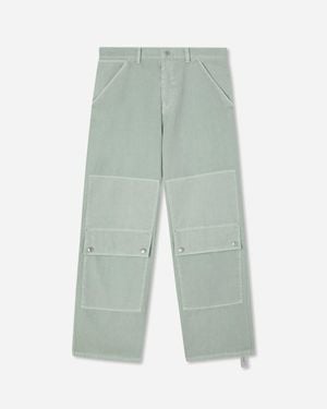 Oamc Peacemaker Chino Trousers Ice Flow - Green
