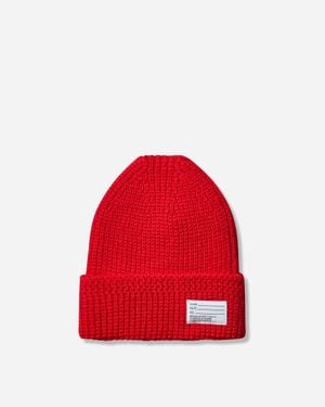 Visvim Knit Wool Beanie - Red