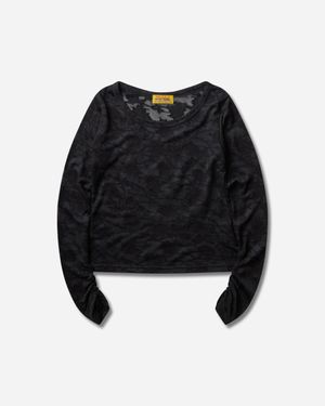 Hysteric Glamour S Hysteric Rose Jacquard Baby T-Shirt - Black