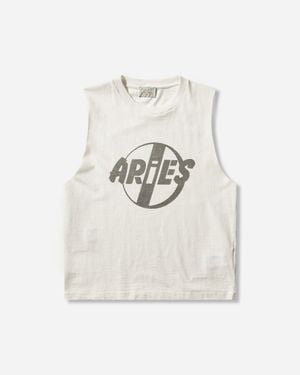 Aries Punk Muscle Vest - White