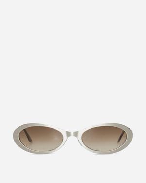 Our Legacy Tad Sunglasses It Bubble Steel - Natural