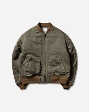 Visvim Men S Barton Down Jacket Olive - Green