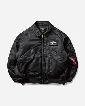 Alpha Industries S Cwu-45 Heritage Bomber Jacket - Black