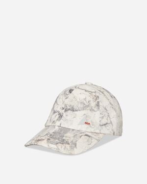 ROA Wrangler Washed Pattern Denim 6 Panel Cap Owl Light Camo - White