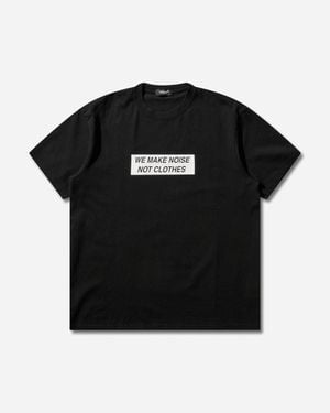 Undercover S We Make Noise Not Clothes Signature T-Shirt - Black
