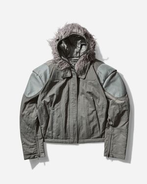 DingYun Zhang S Havoc Biker Jacket - Gray