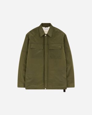 Oamc Peacemaker Padded Overshirt Military - Green