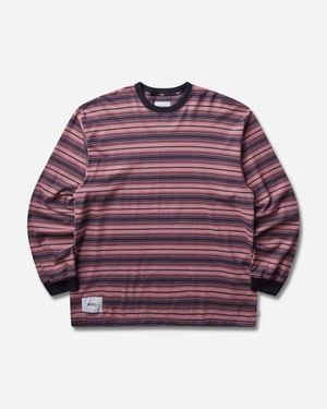 WTAPS Men S Bdy 01 Longsleeve T-shirt - Red