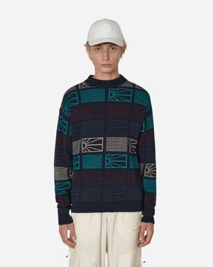 Rassvet (PACCBET) Logo Crewneck Jumper - Blue